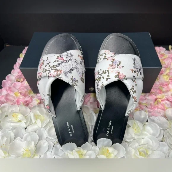 Rag & Bone Floral Slide Sandals size 36 US 5.5 - 6 - Picture 2 of 7